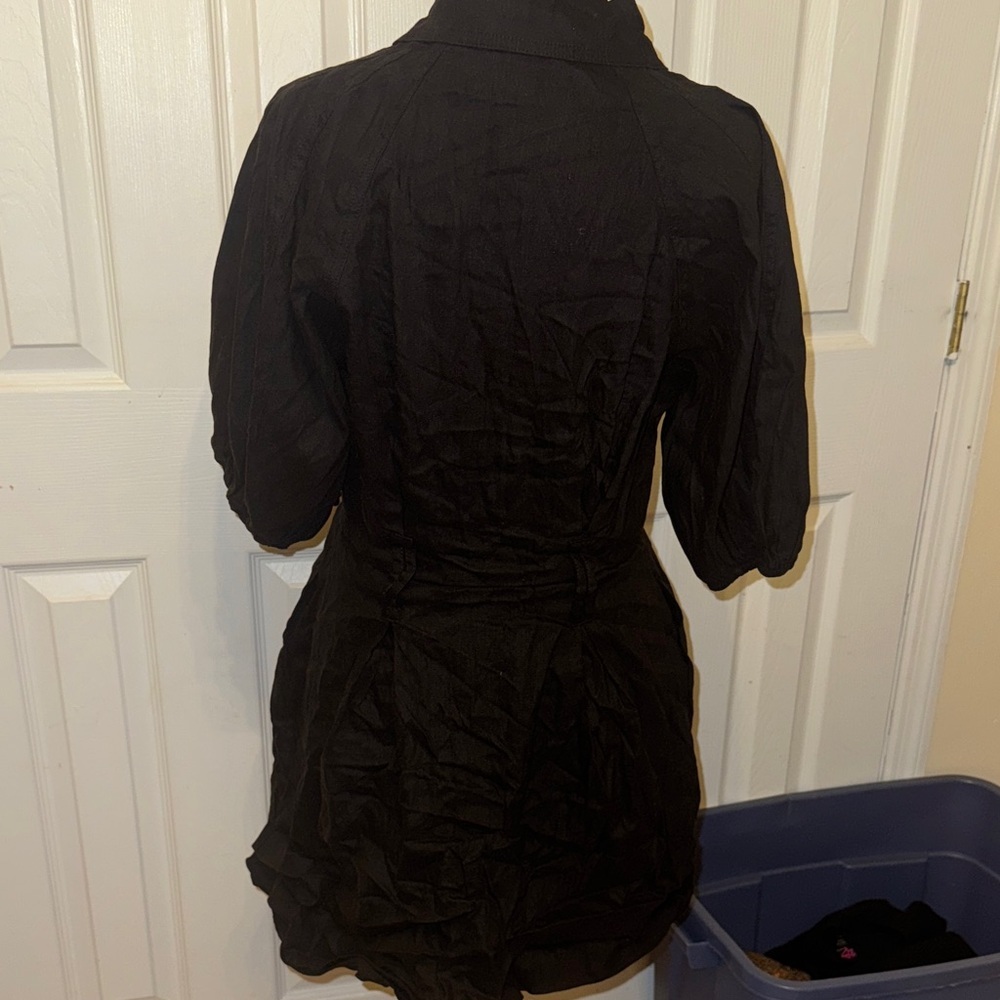 Chic Black Long Sleeve Dress - Picture 10 of 13